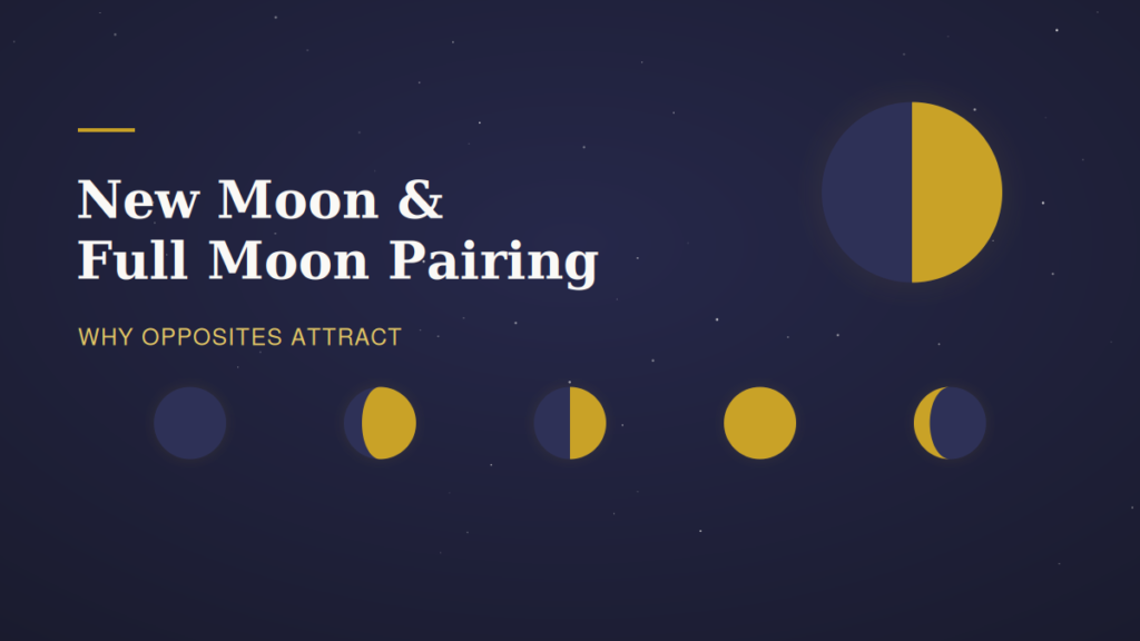 New Moon and Full Moon Compatibility: Why Opposites Complete Each Other